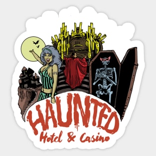 Haunted Hotel & Casino Sticker